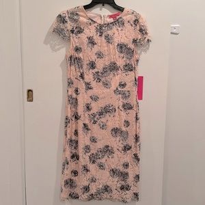 BRAND NEW: Betsey Johnson Pink Lace Dress